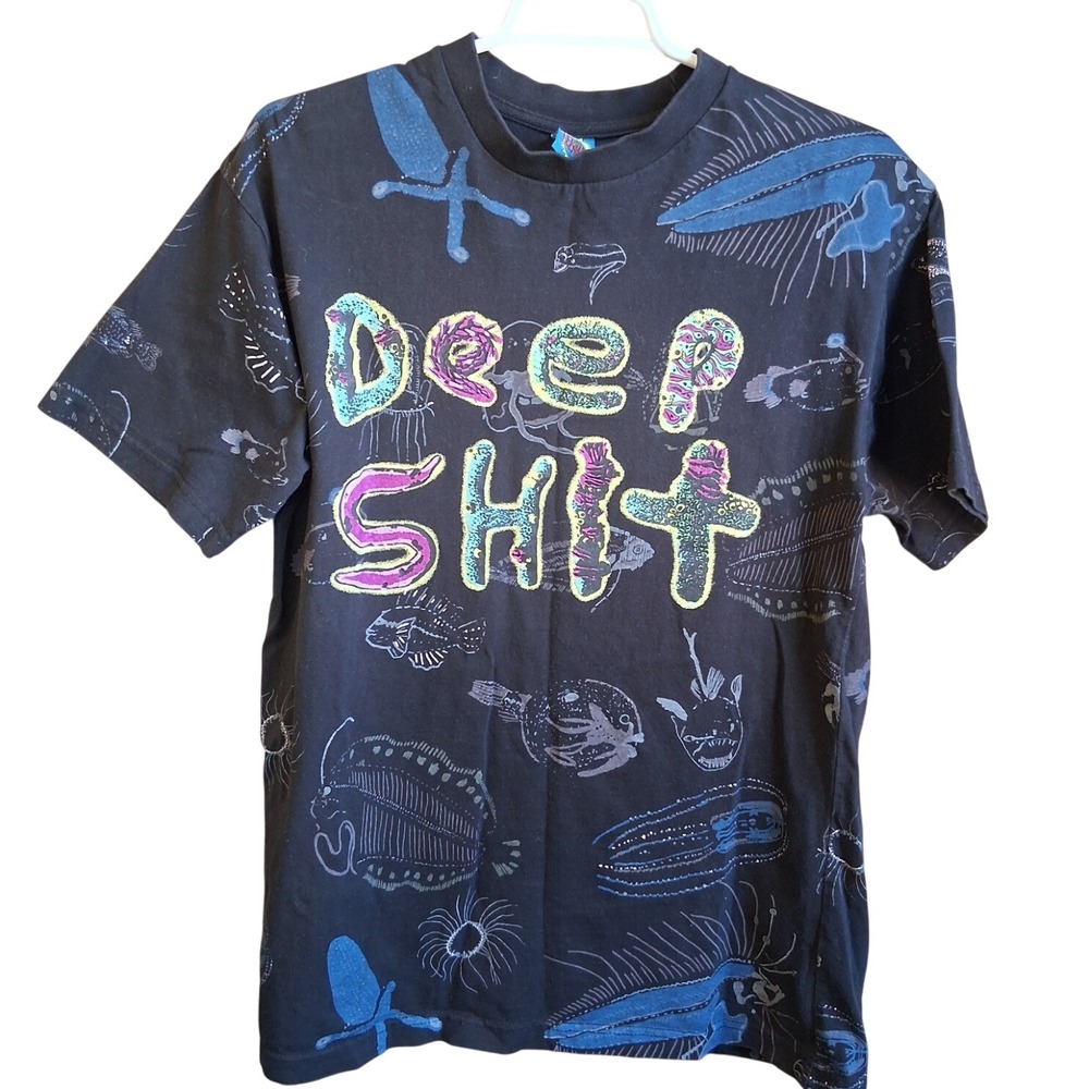 Teenage Deep Sh*t SS Graphic Tshirt Medium Unisex EUC